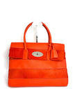 Preowned. Mulberry Bayswater Tote Orange Canvass|11946