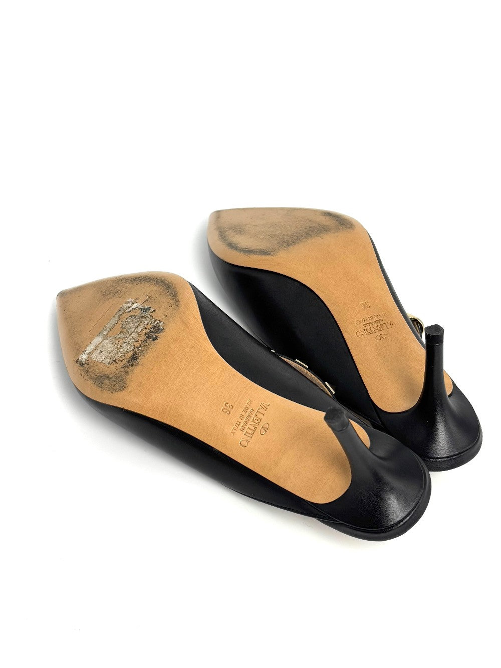 Preowned. Valentino Hype Ankle Strap Black. 36|8439