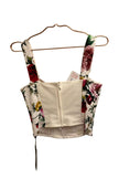 Brand New. Dolce & Gabbana Croptop Floral Pink|13302