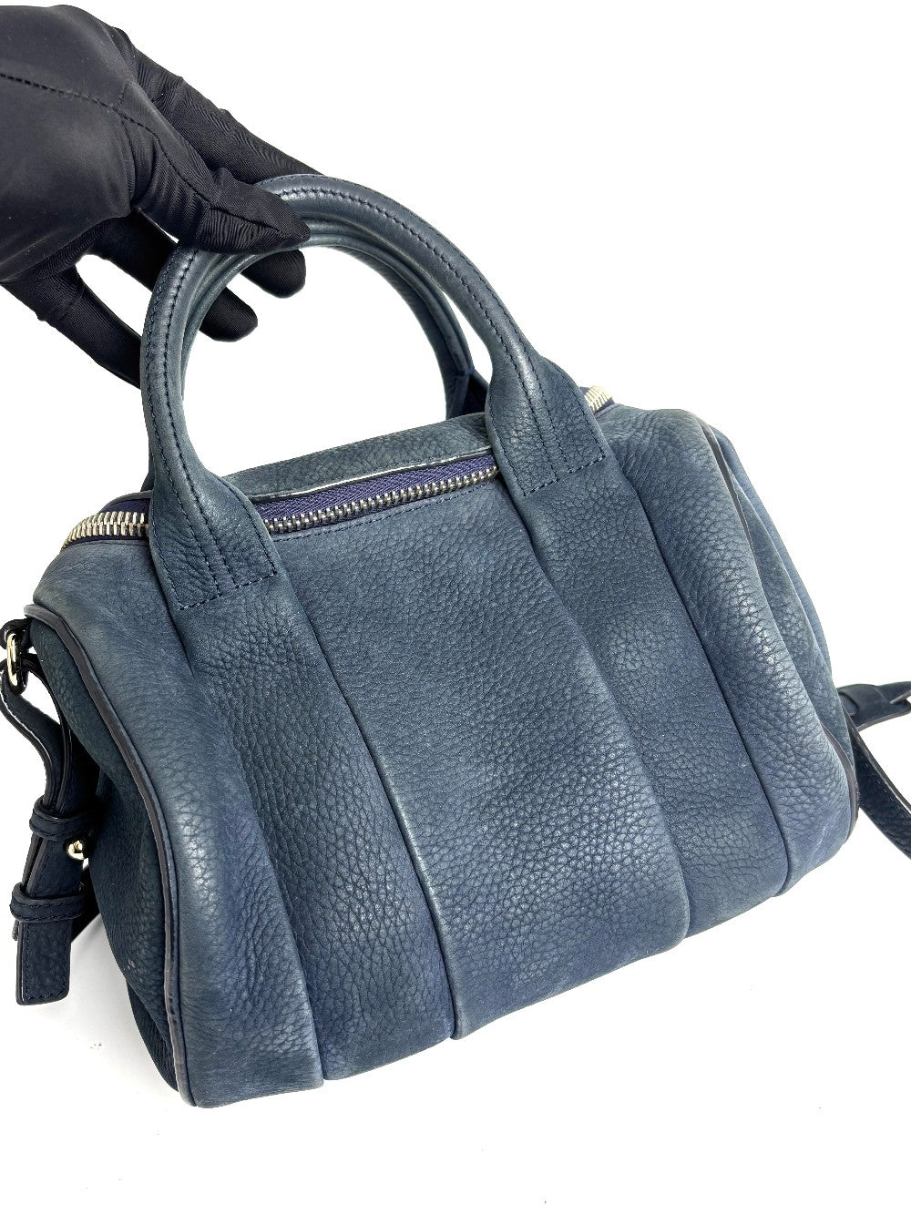 Preowned. Alexander Wang Small Navy Blue|13259