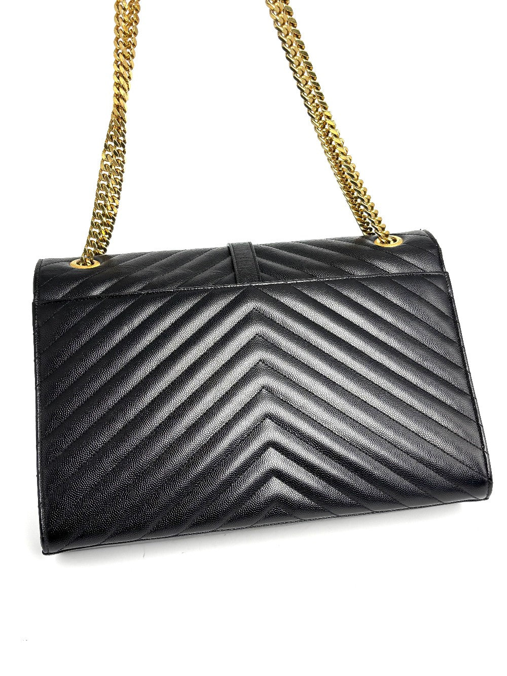 Preowned. YSL Envelope Large Black|11930