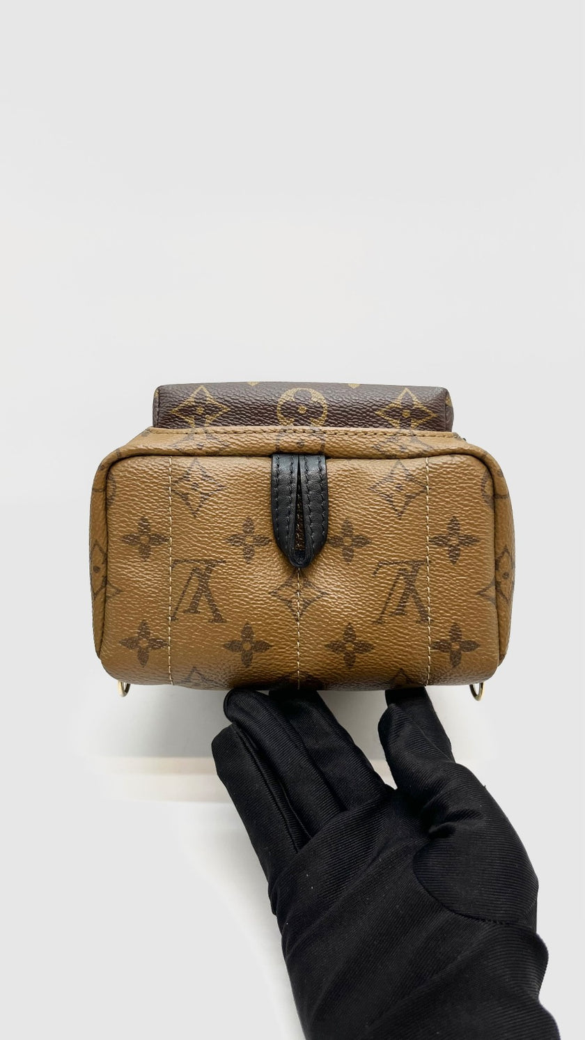Like New. LV Palmspring Mini Mono Reverse GHW. FL4137|16881