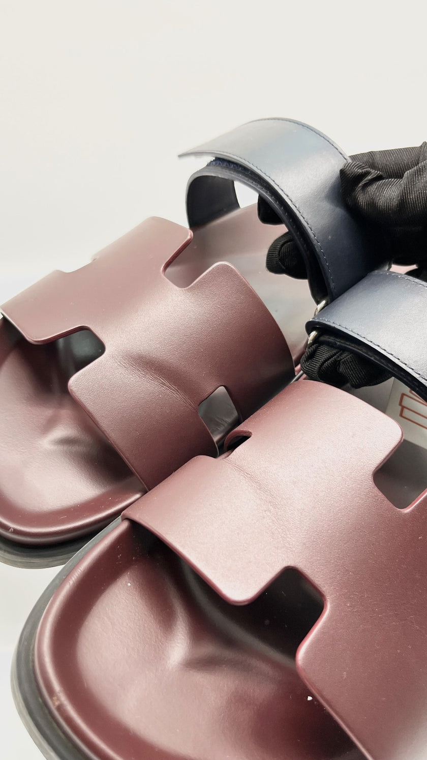 Preowned. Hermes Chypre Bordeaux. 42|9327