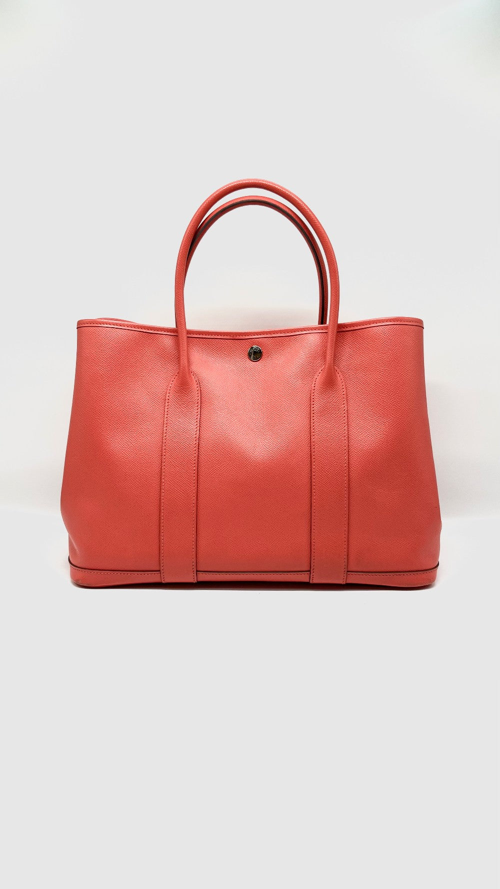 Preowned. Hermes GPT 36 Rose Jaipur Epsom PHW. AM003UH|11732