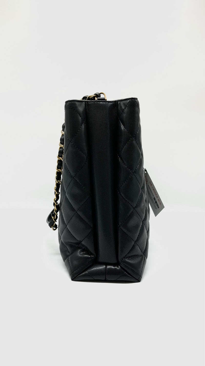 Brand New. Chanel CC Large Shopping Bag Black Caviar GHW. NH508L81|5339