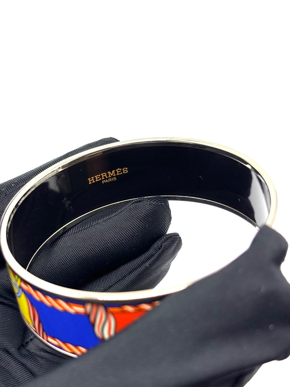 Preowned. Hermes Grand Apparat Bangle|8878