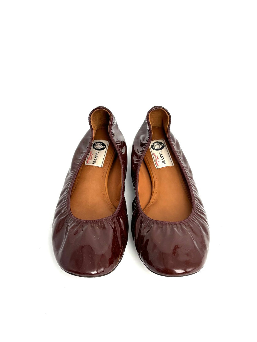 Preowned. Lanvin Ballet Flats Brown. 41|12773