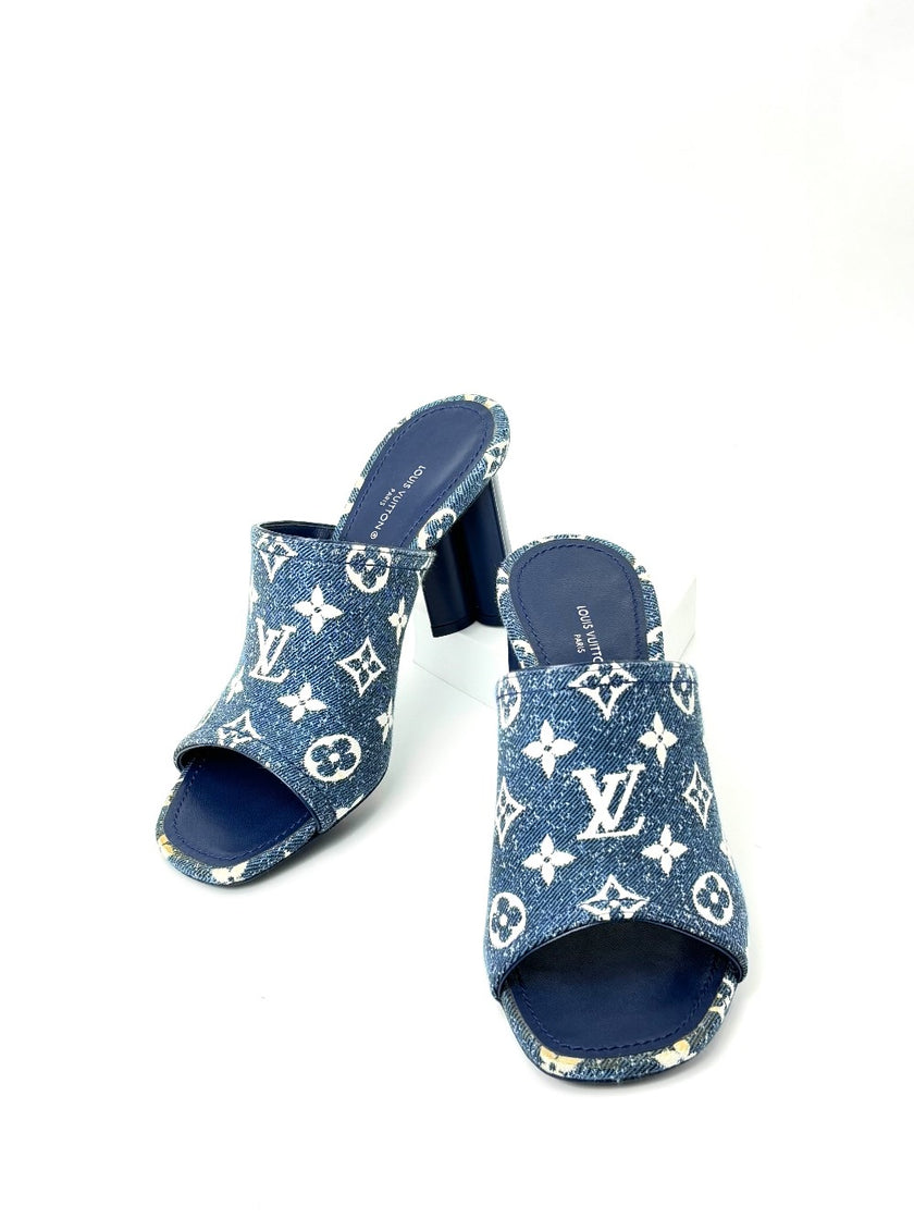Brand New. LV Sandals Denim. 37|7498