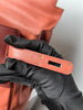 Preowned. Hermes Kelly 35 Ghillies Bicolor Rose Texas Rouge H. P48L|1521