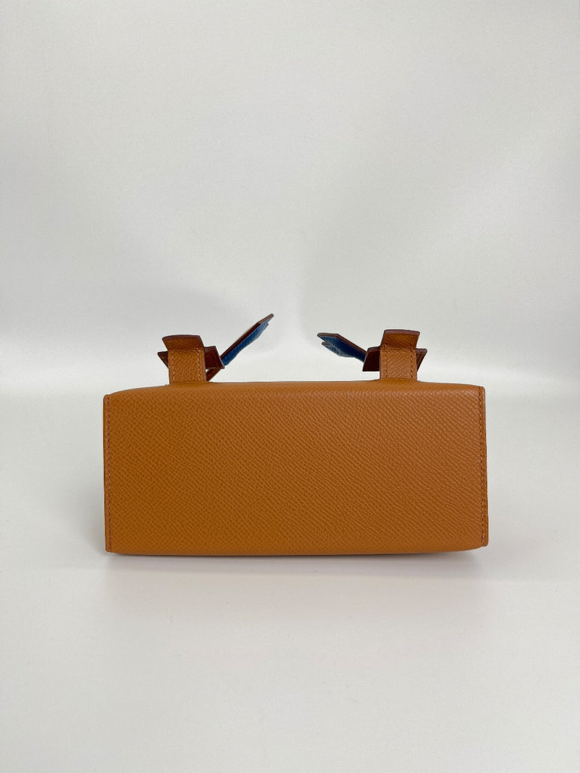 Brand New. Hermes Kelly Doll Picto Epsom Gold. KHT488ZP|3521