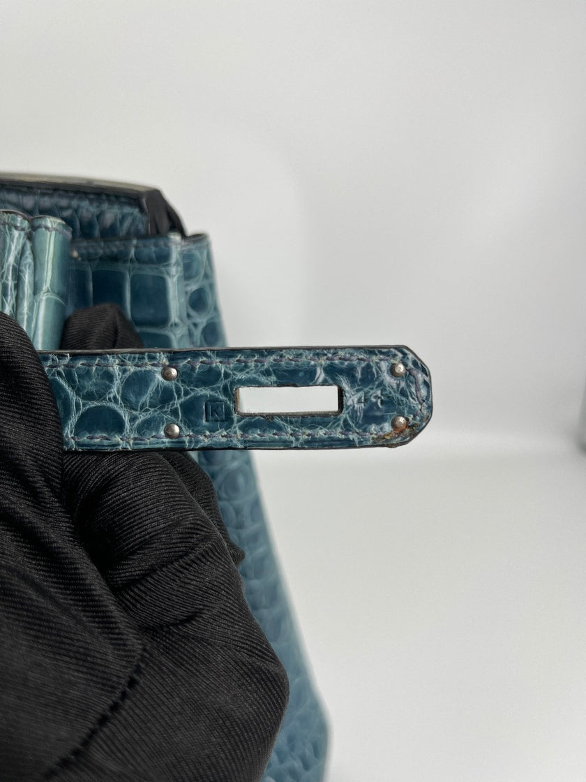 Preowned. Hermes Birkin 35 Crocodile Colvert . K 4+|3568