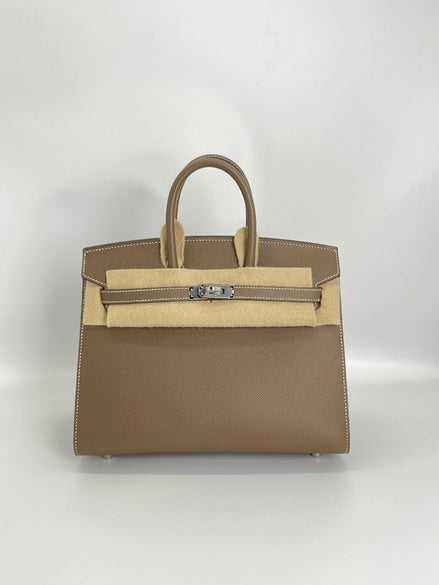 Brand New. Hermes Birkin 25 Etoupe Togo GHW. BCT812CN|3577