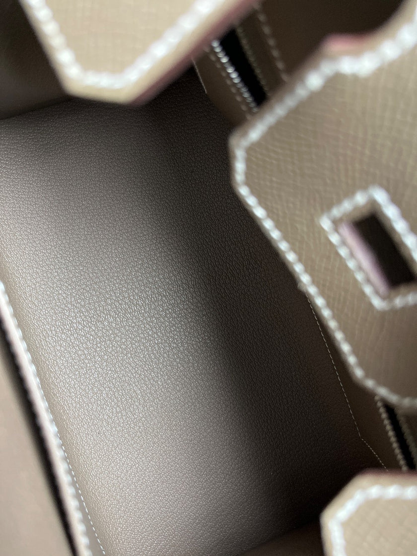 Brand New. Hermes Birkin 25 Etoupe Togo GHW. BCT812CN|3582