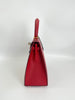 Preowned. Hermes Kelly 25 Rouge Casaque. THT009GD|3630
