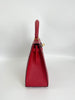Preowned. Hermes Kelly 25 Rouge Casaque. THT009GD|3632
