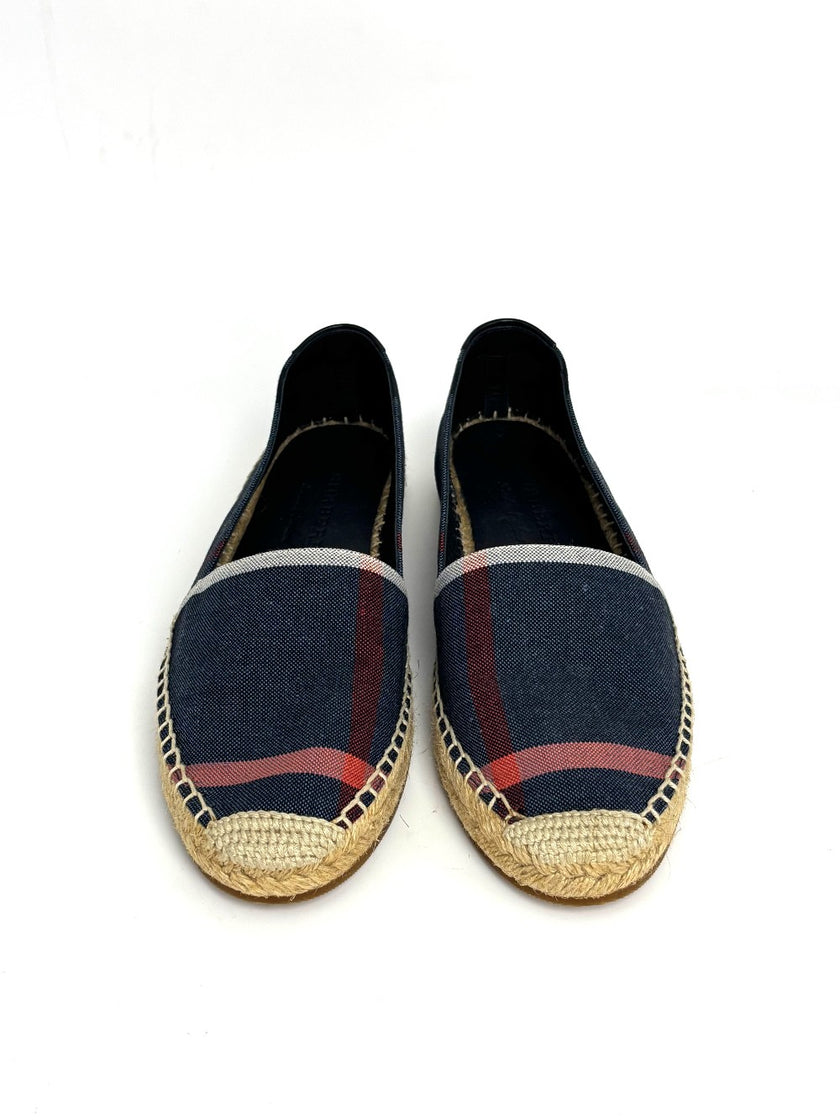 Brand New. Burberry Espadrille Blue. 38|11023