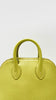 Preowned. Hermes Mini Bolide Lime Chevre PHW. ASA006GK|13449