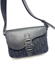 Preowned. Dior Saddle Messenger Oblique Black. 01BO0273|17668