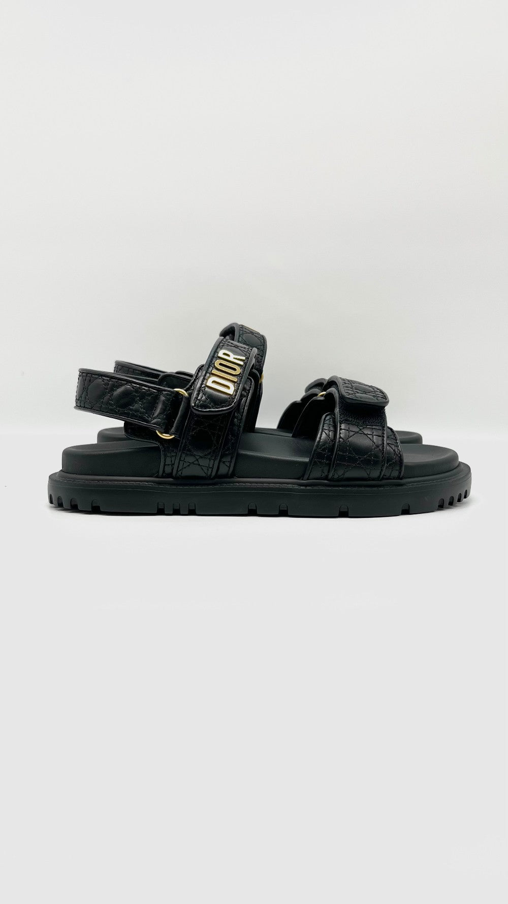 Brand New. Dior Dioract Sandals Black. 38|13840