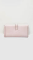 Like New. Hermes Jige Clutch Swift Mauve Pale. UBY303GY|13563