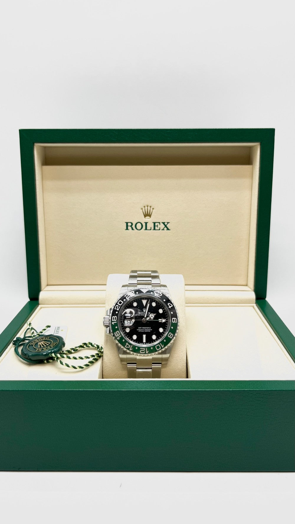 Brand New. Rolex GMT II Sprite All Steel Oyster Bracelet 40MM 2026|16249