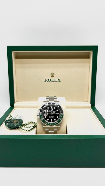 Brand New. Rolex GMT II Sprite All Steel Oyster Bracelet 40MM 2026|16249