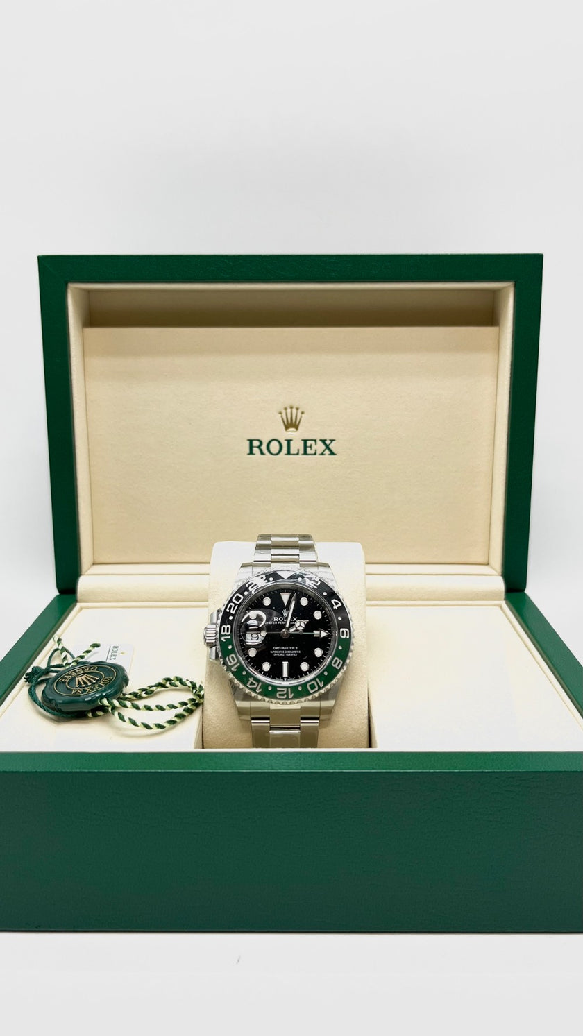 Brand New. Rolex GMT II Sprite All Steel Oyster Bracelet 40MM 2026|16249