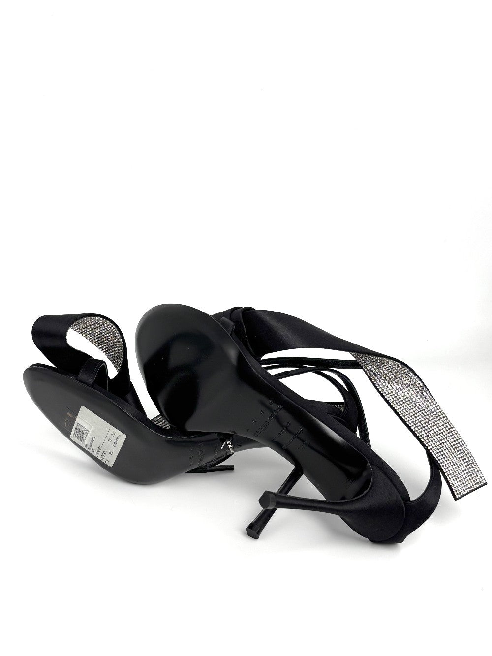 Brand New. Sergio Rossi Heel Black Diamond. 37.5|8621