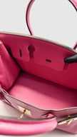 Preowned. Hermes Birkin 30 Rose Tyrien Chevre GHW. N40|13666