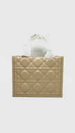 Unused. Dior Book Tote Small Calfskin Powder Beige GHW. 28MA0294|16637
