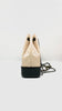 Preowned. Chanel Small Gabrielle Backpack Clafskin Beige/Black Mixed Metal. 25376023|10363