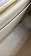 Preowned. Chanel Vintage Tall Flap Beige. 6143234|4253