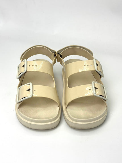 Preowned. Gucci Buckle Sandals White. 37|6454