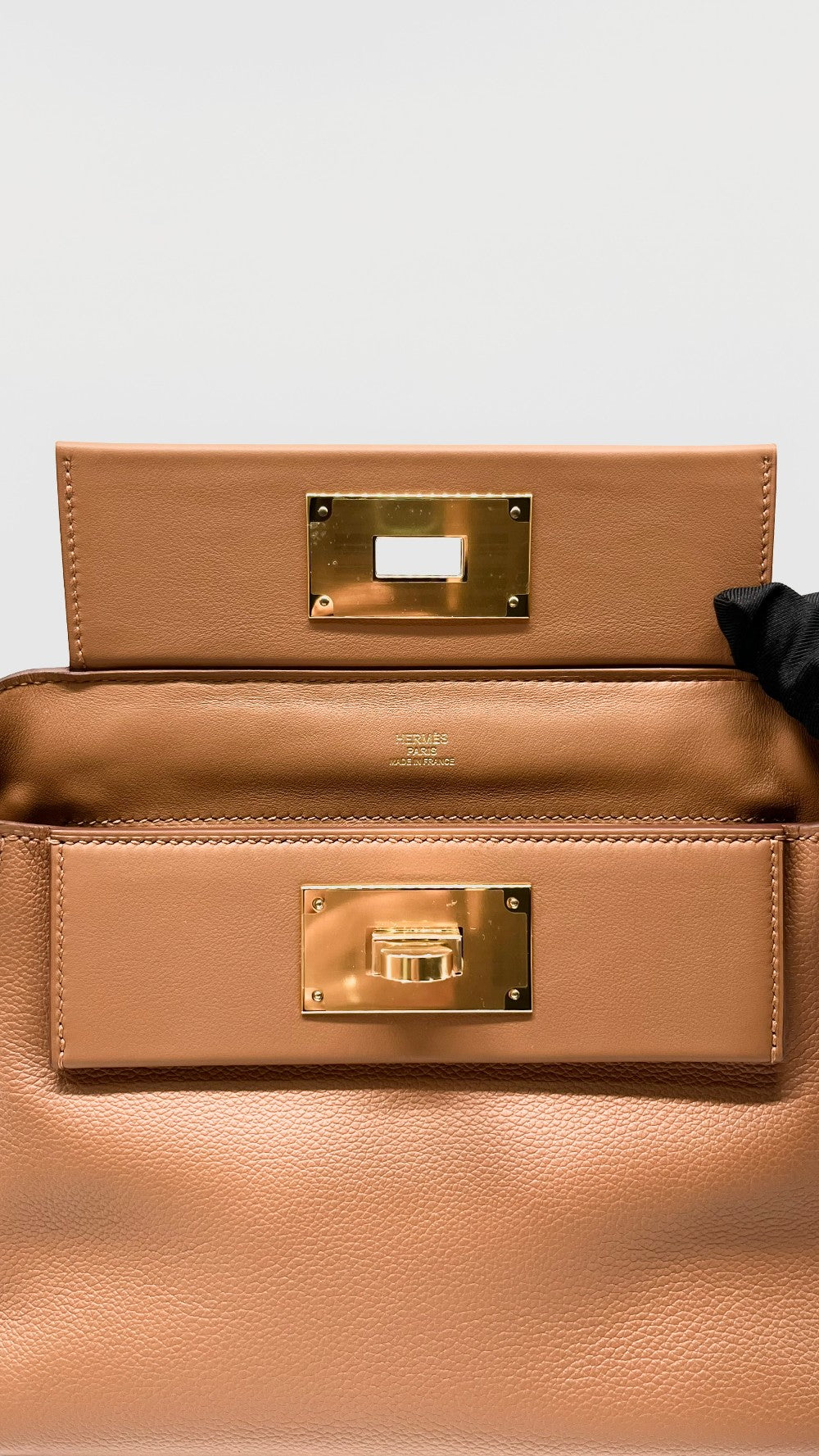 Brand New. Hermes 24/24 Mini Gold Evercolor GHW. KHA099SC|13056