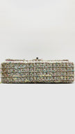 Preowned. Chanel Medium Double Flap Tweed SHW. 9857918|7893