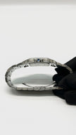 Preowned. Cartier Santos Galbee Medium White Dial Roman All Steel 20 Links. 1564CC137286|7920