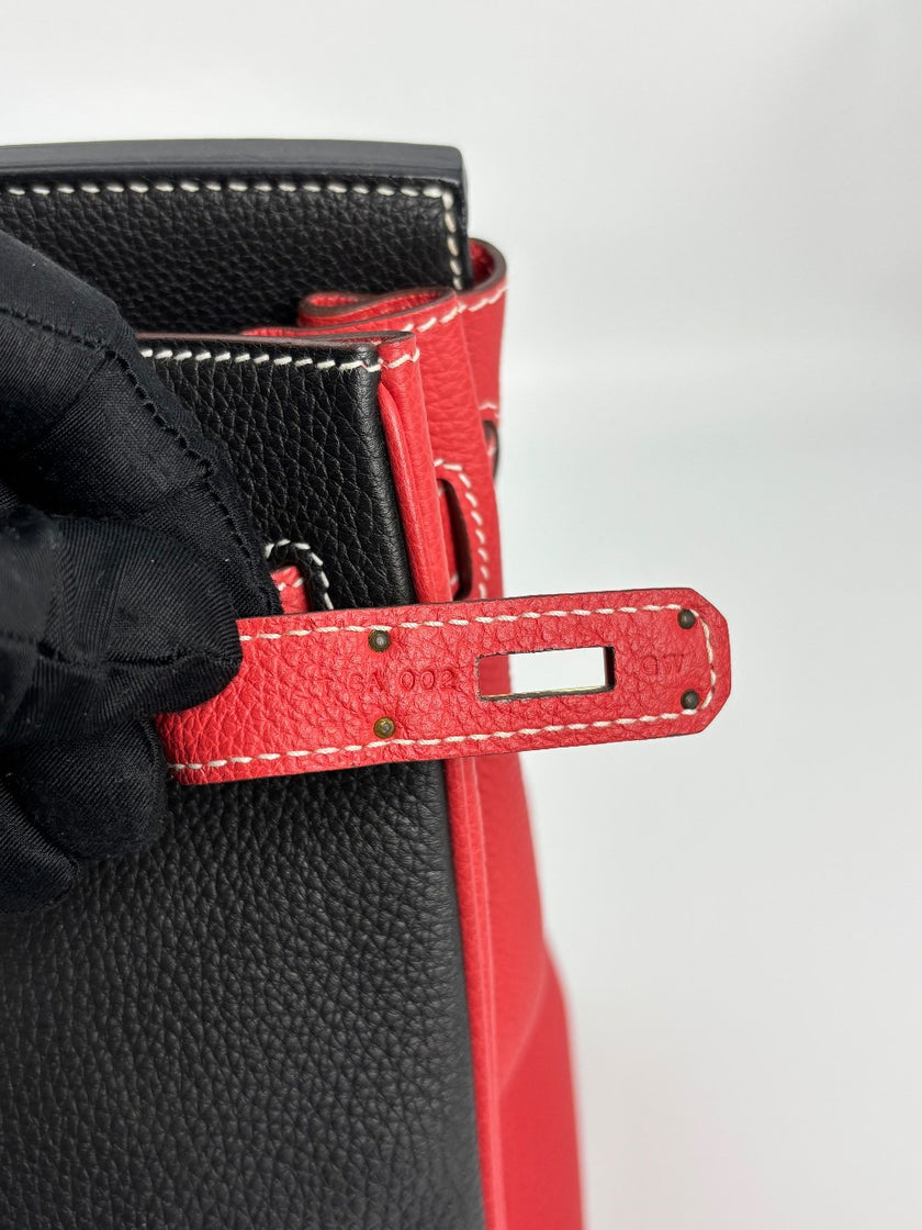 Preowned. Hermes Birkin 30 HSS Black/Jaipur. TGA002GW|3468