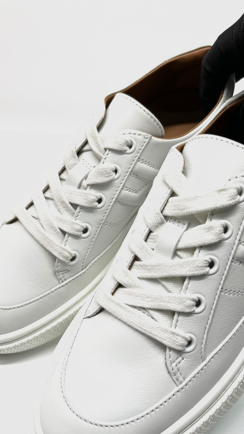 Brand New. Hermes Deep Sneakers White. 38|6928