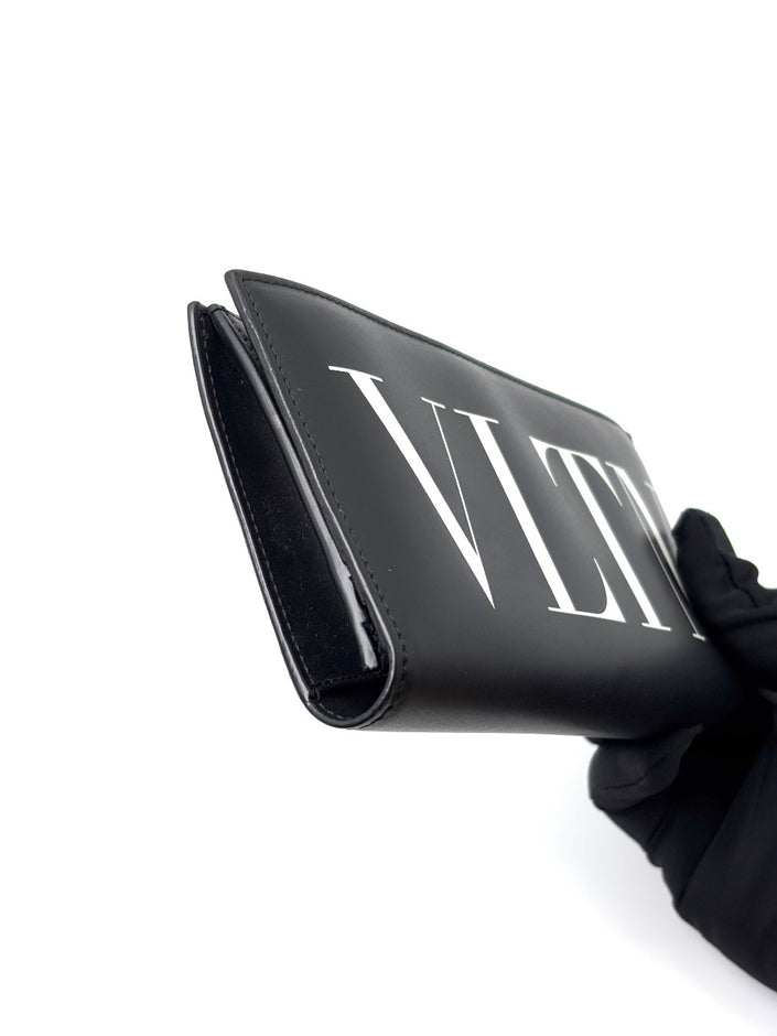 Preowned. Valentino Long Wallet Black|6593