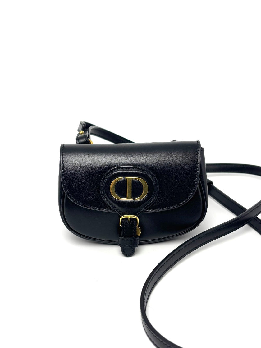 Preowned. Dior Bobby Nano Black|6813