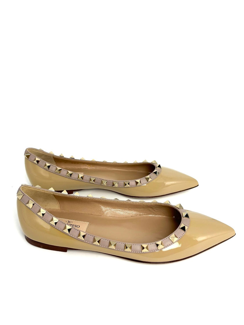 Brand New. Valentino Flats Nude. 36.5|8444