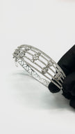 Brand New. Diamond Bangle 18K White Gold 2.612Ct 19cm 20.32g|10928