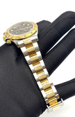 Preowned. Rolex Daytona Black Dial With Diamonds Two Tone YG/Steel 2016|16862