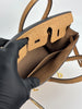 Preowned. Hermes Birkin 25 Chai Ostrich GHW. UIM074BK|3346