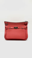 Preowned. Hermes Jypsiere 28 Rose Jaipur Togo PHW. TSA005YU|7771