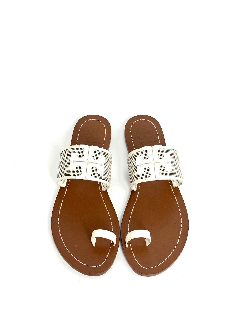 Brand New. Tory Burch Slippers Brown. 36.5|12596