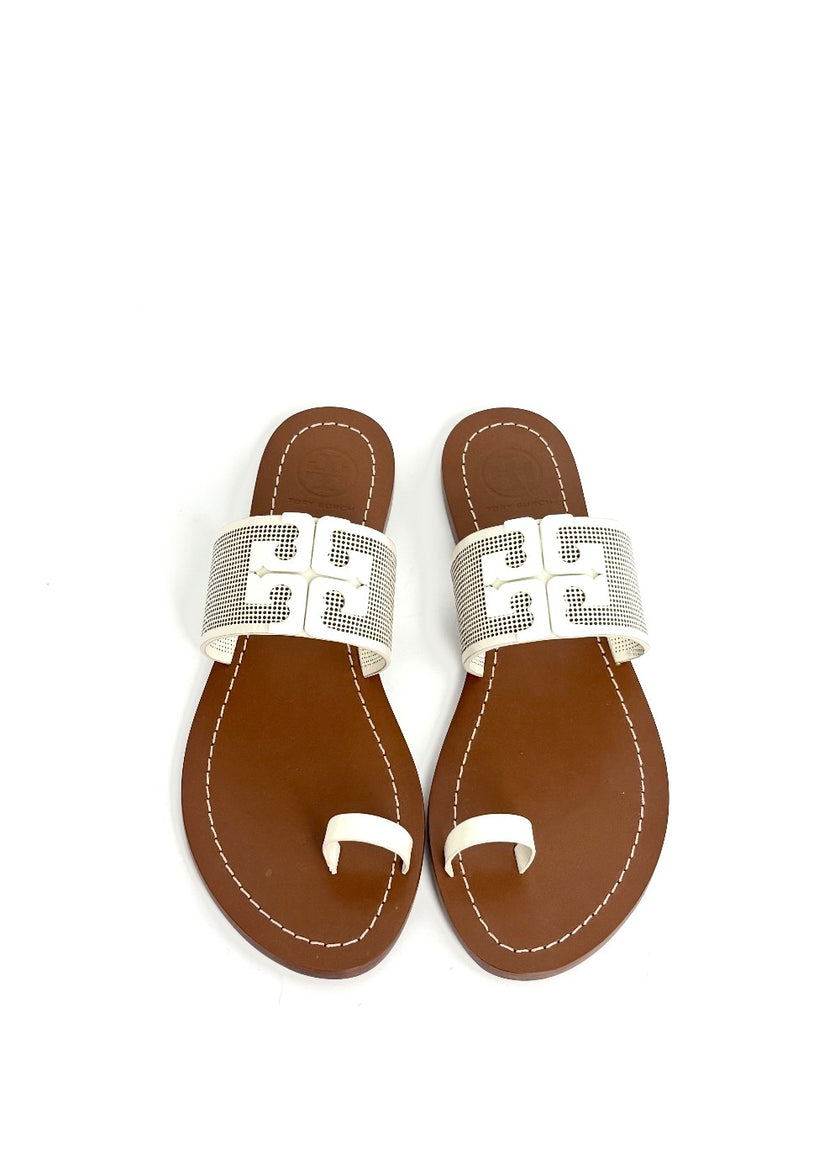 Brand New. Tory Burch Slippers Brown. 36.5|12596