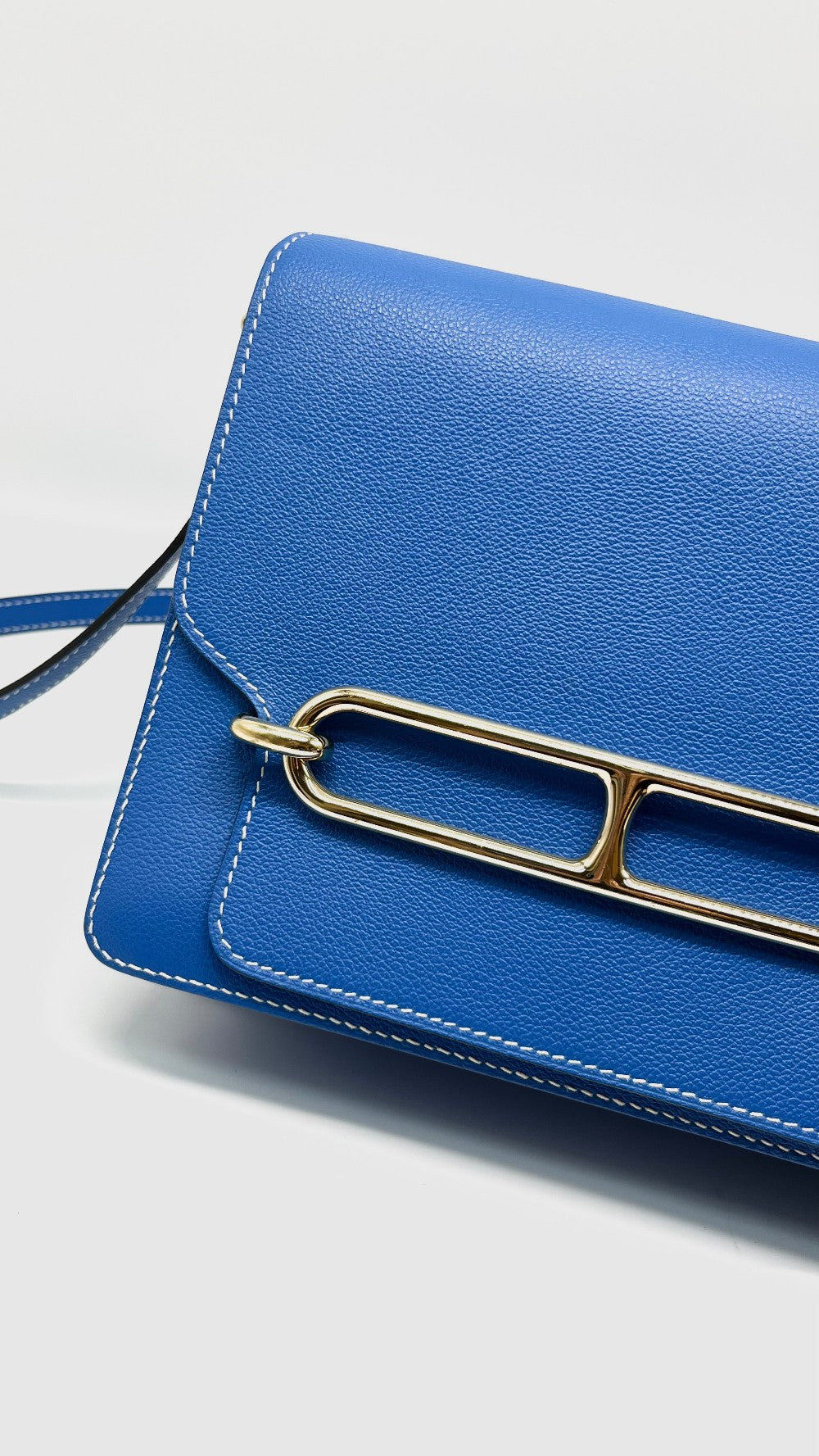 Preowned. Hermes Roulis 23 Blue Hydra Evercolor GHW. DHA003MM|11624