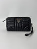 Like New. Prada Maniglia Calfskin Wrislet Black|5944