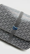 Brand New. Goyard Belvedere MM Gray SHW. MAE020256|16486